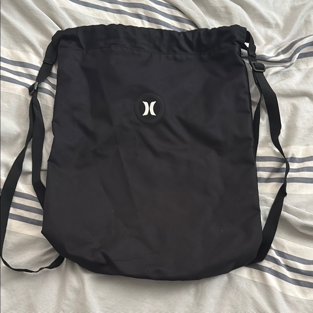 Black Drawstring Bag Hurley
